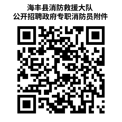 汕尾市海丰县消防救援大队公开招聘政府专职消防队员公告 汕尾人才网